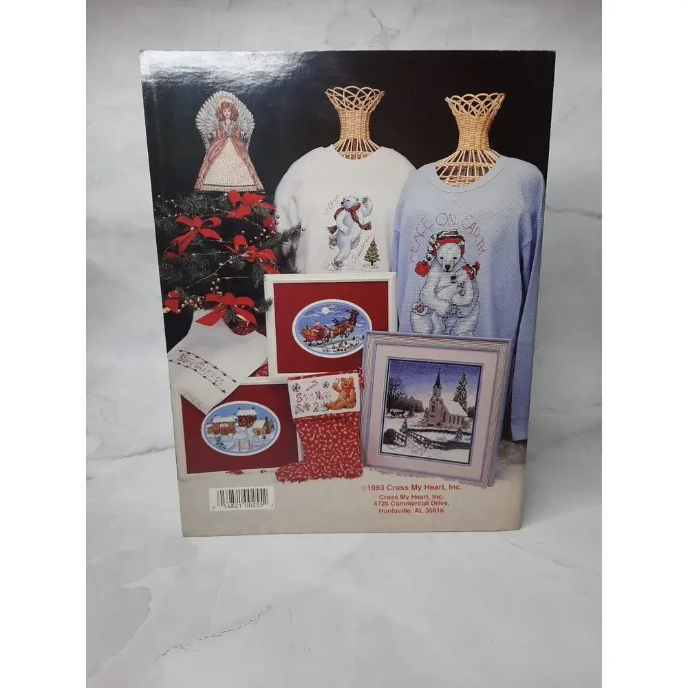 1993 Cross My Heart Cross Stitch Booklet CSB-87 A Candy Cane Christmas